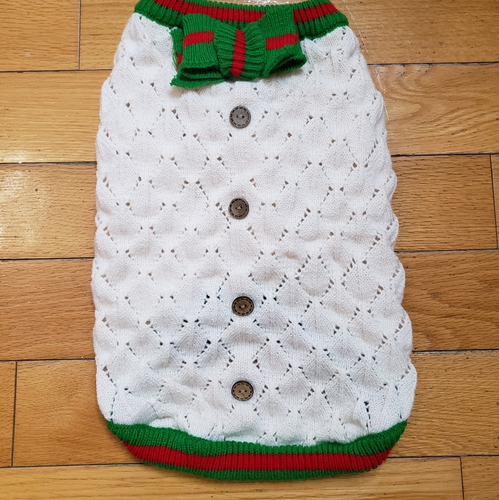 Christmas dog sweater
